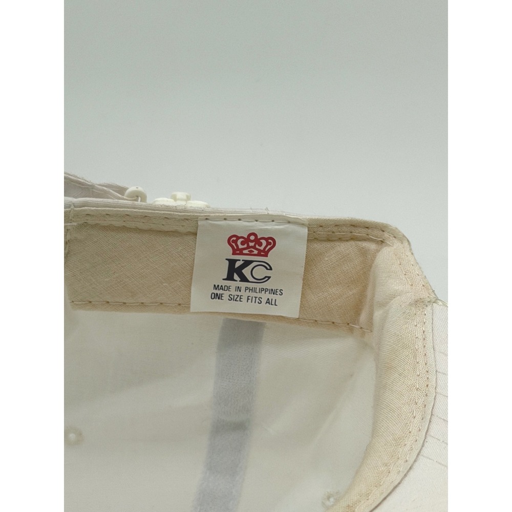Vintage Bob's Heating & Air Bryant Strapback Hat White USA Workwear - Picture 9 of 9